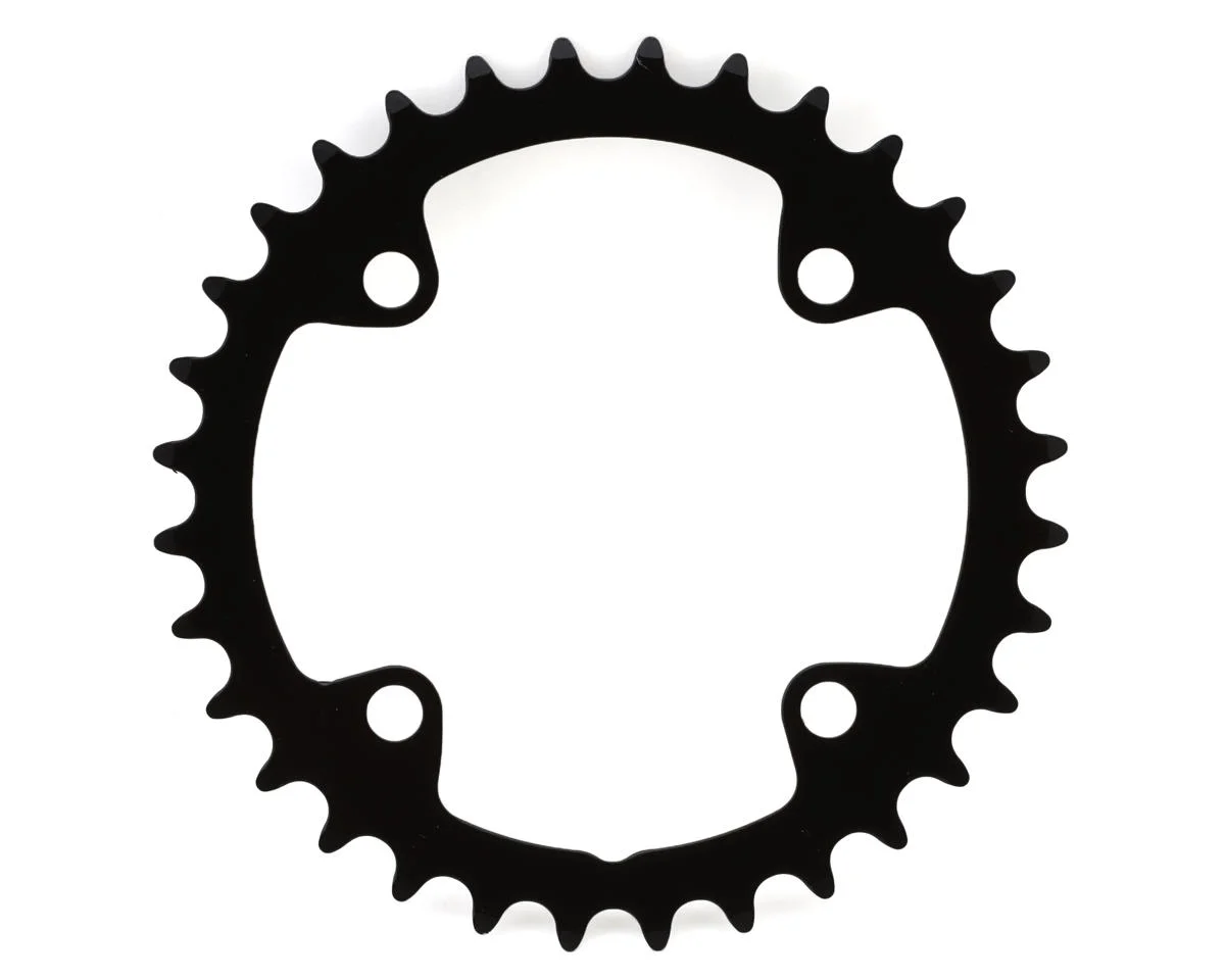 Full Speed Ahead Omega/Vero Pro Road Double Chainring (Black) (2 x 10/11 Speed) (Inner) (90mm BCD) (32T)